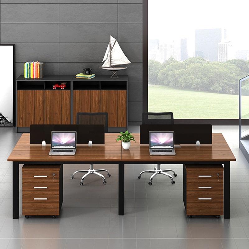 Cụm bàn làm việc chân sắt CBTP4